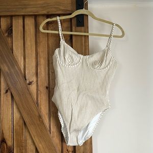 Solid & Striped One Piece
